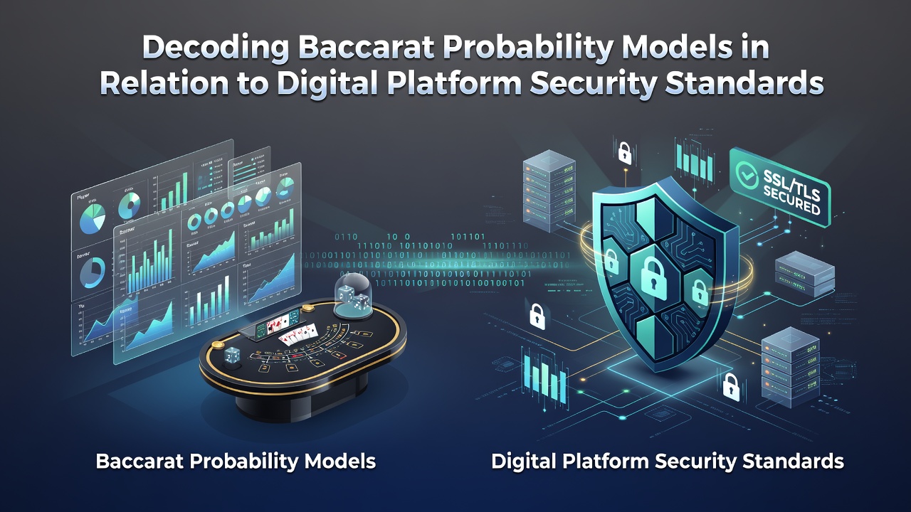Secure server infrastructure supporting baccarat probability calculations with encryption overlays